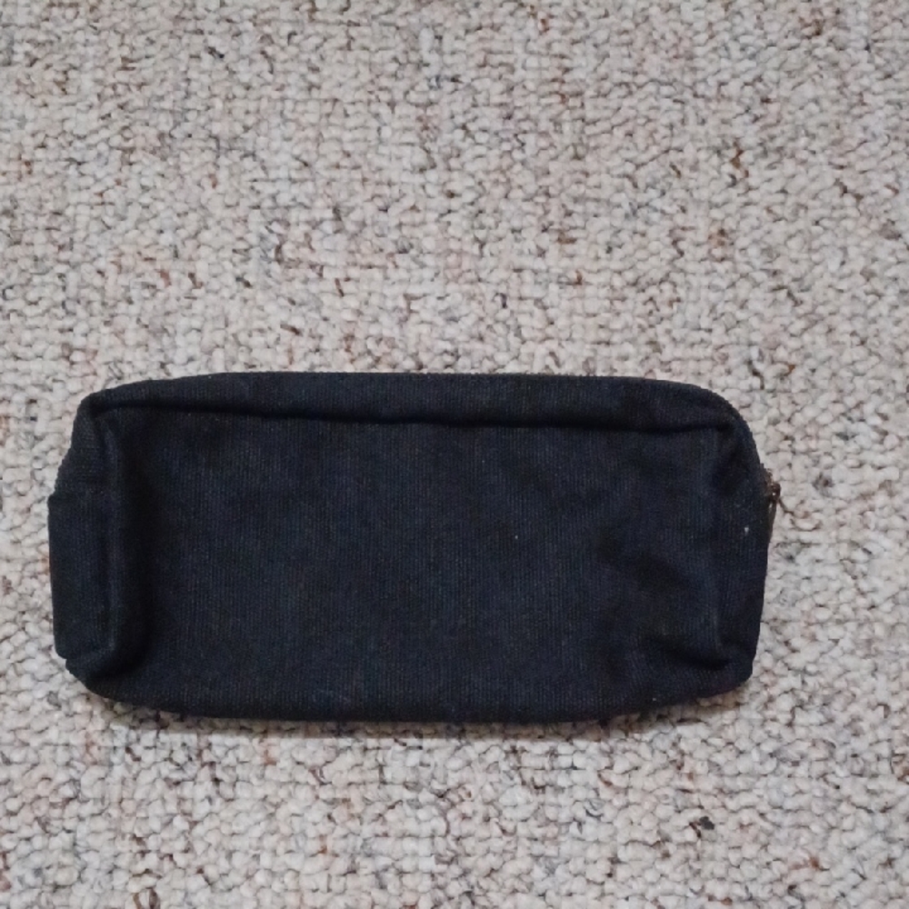 Black Zippered pencil case